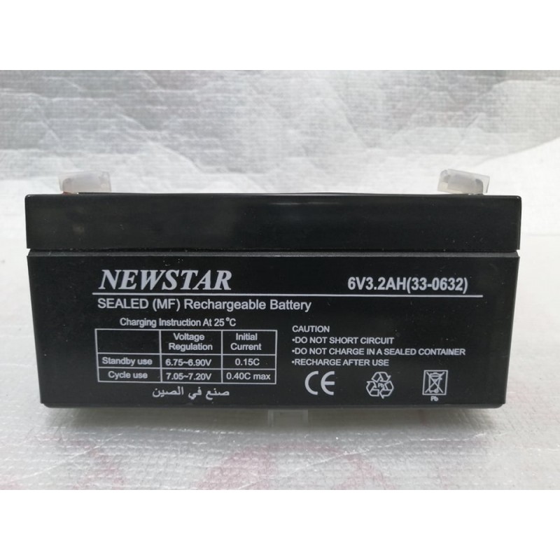 Batterie Newstar 6v/3.2Ah