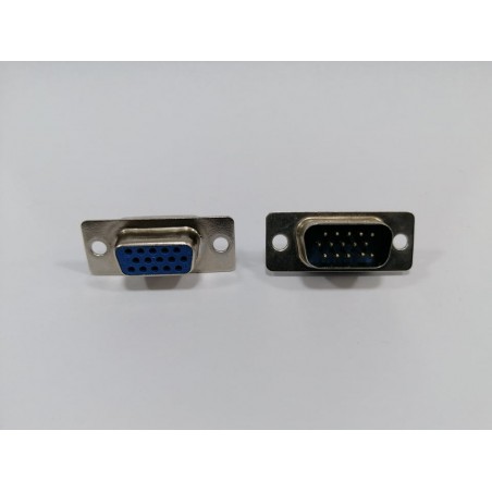 Connecteur DB 15 Mâle et Femelle