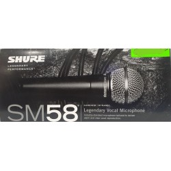 Micro SHURE SM-58,Electrodynamique Unidirectionnel