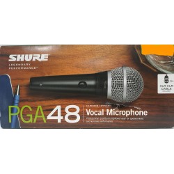 Micro Shure,PGA 48-XLR Cardioide,Dynamique