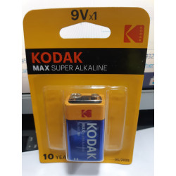 Pile 9v Kodak Max Super Alkaline