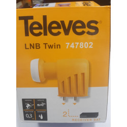 Tête LNB Twin 747802 ,2 sorties