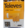 Tête LNB Twin 747802 ,2 sorties